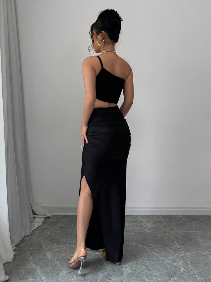 Rochie maxi SHEIN, negru