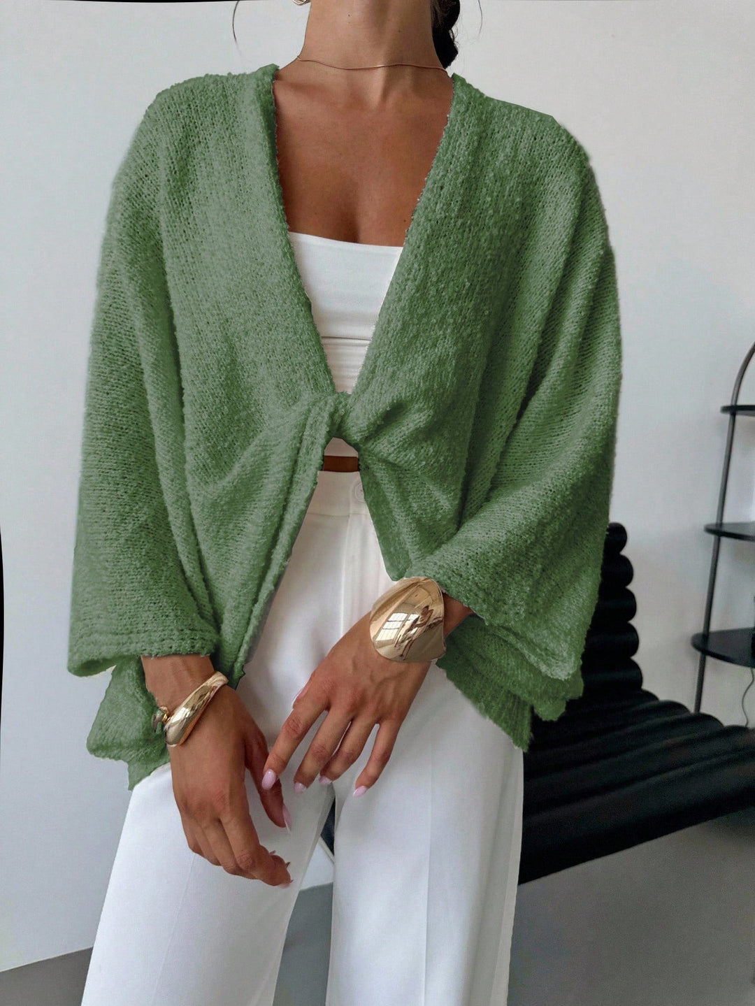 Pulover SHEIN, verde