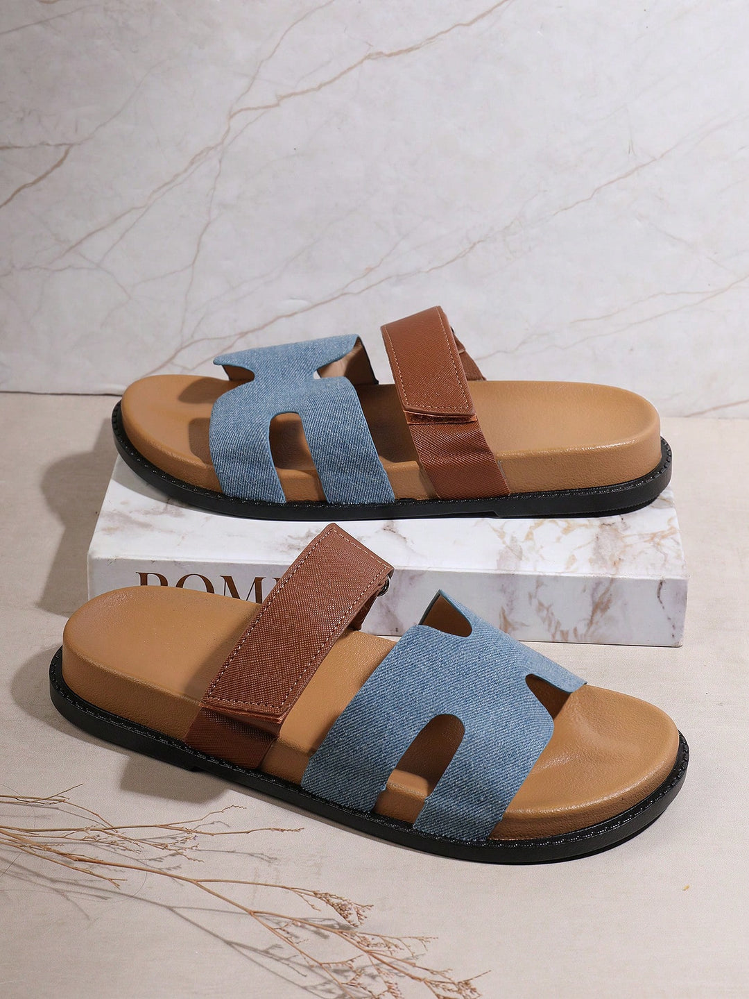 SHEIN papucs, kék