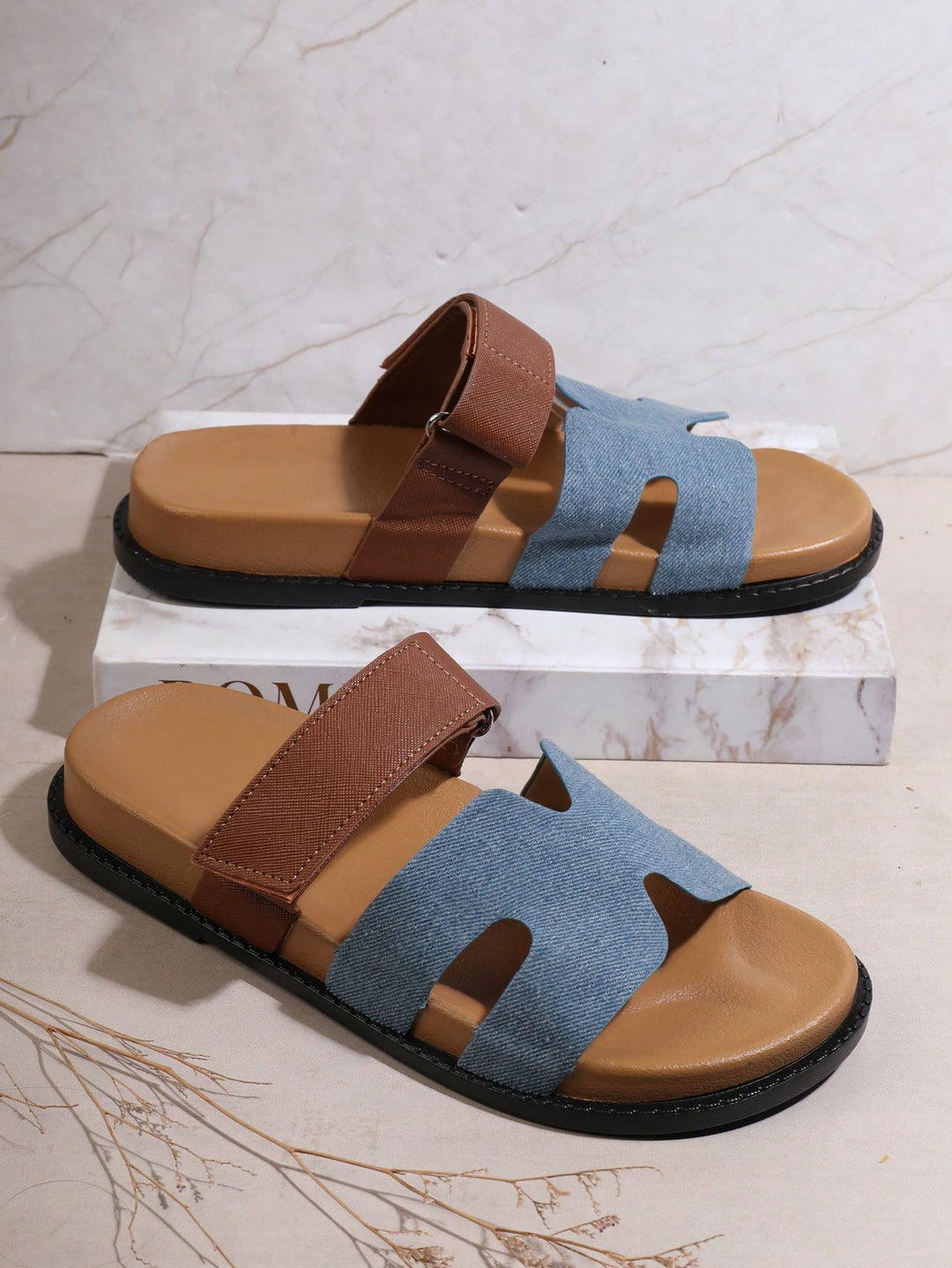 SHEIN papucs, kék
