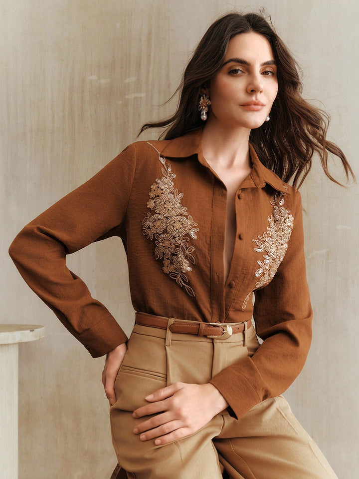 Bluza SHEIN, maro