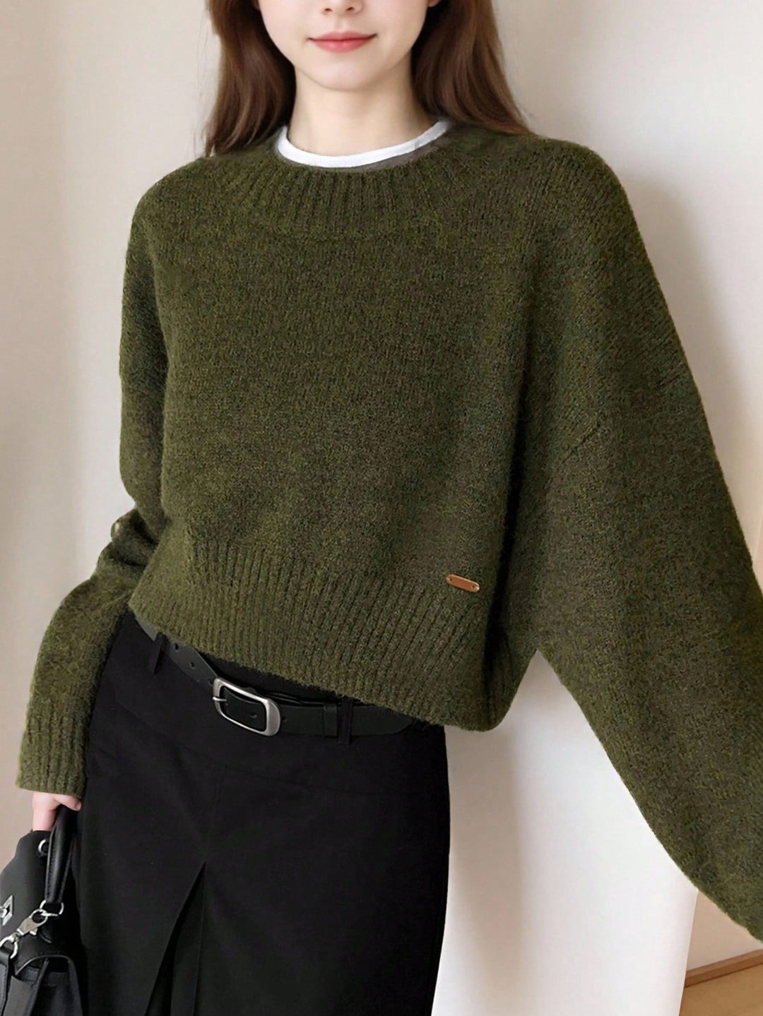 Pulover SHEIN, verde