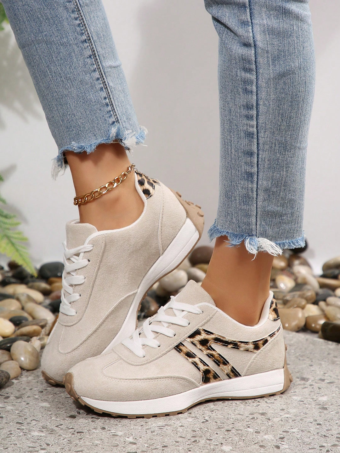 Pantofi sport SHEIN, bej