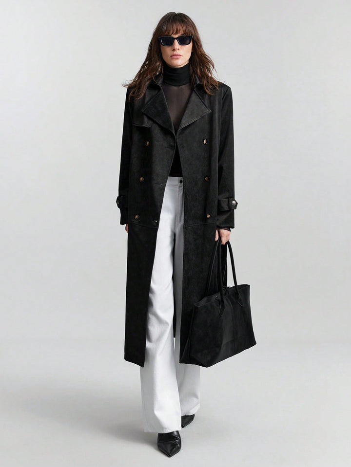 Trench SHEIN, negru