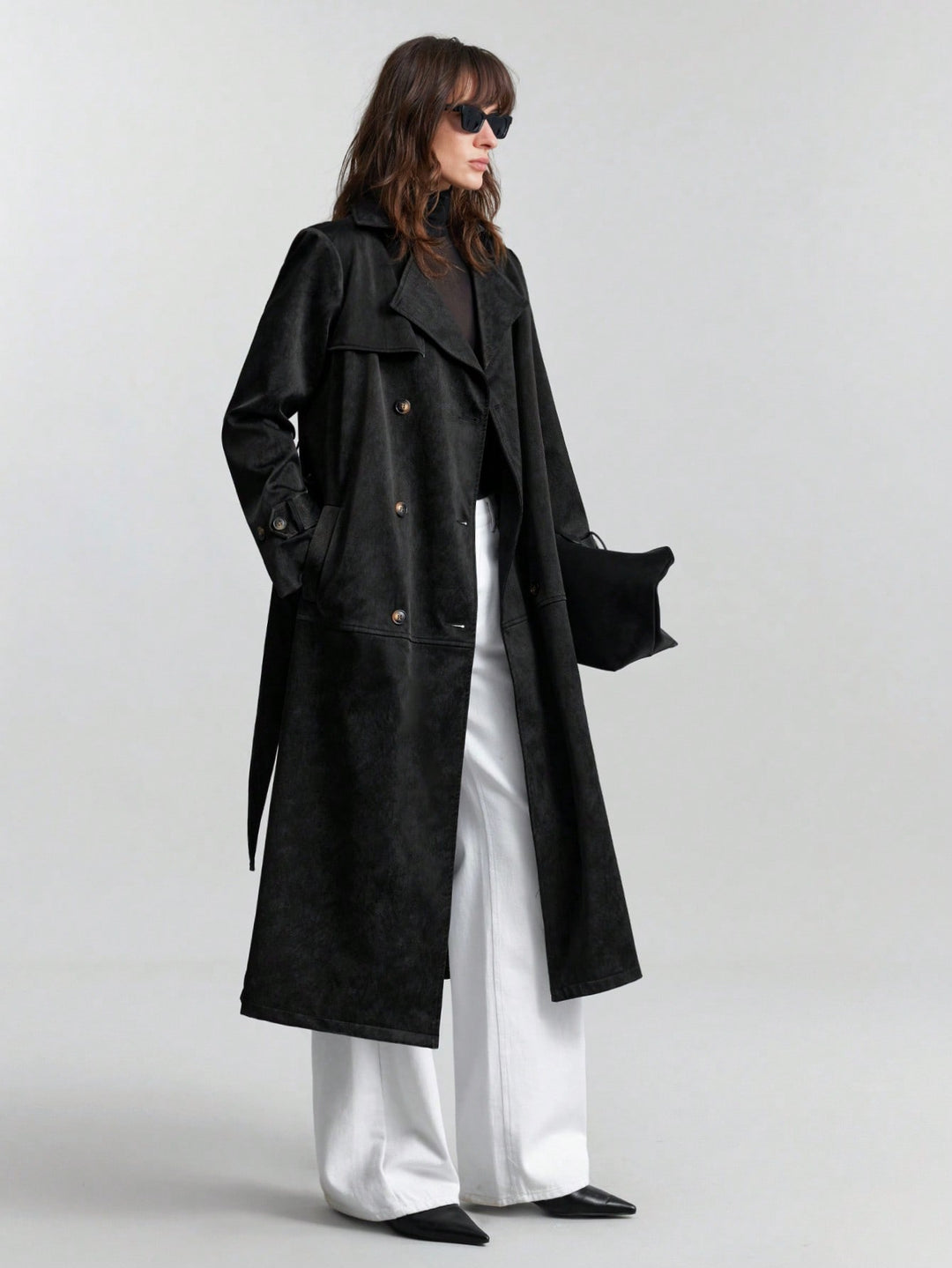 Trench SHEIN, negru