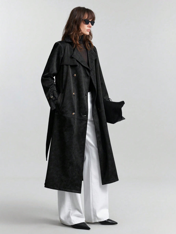 Trench SHEIN, negru