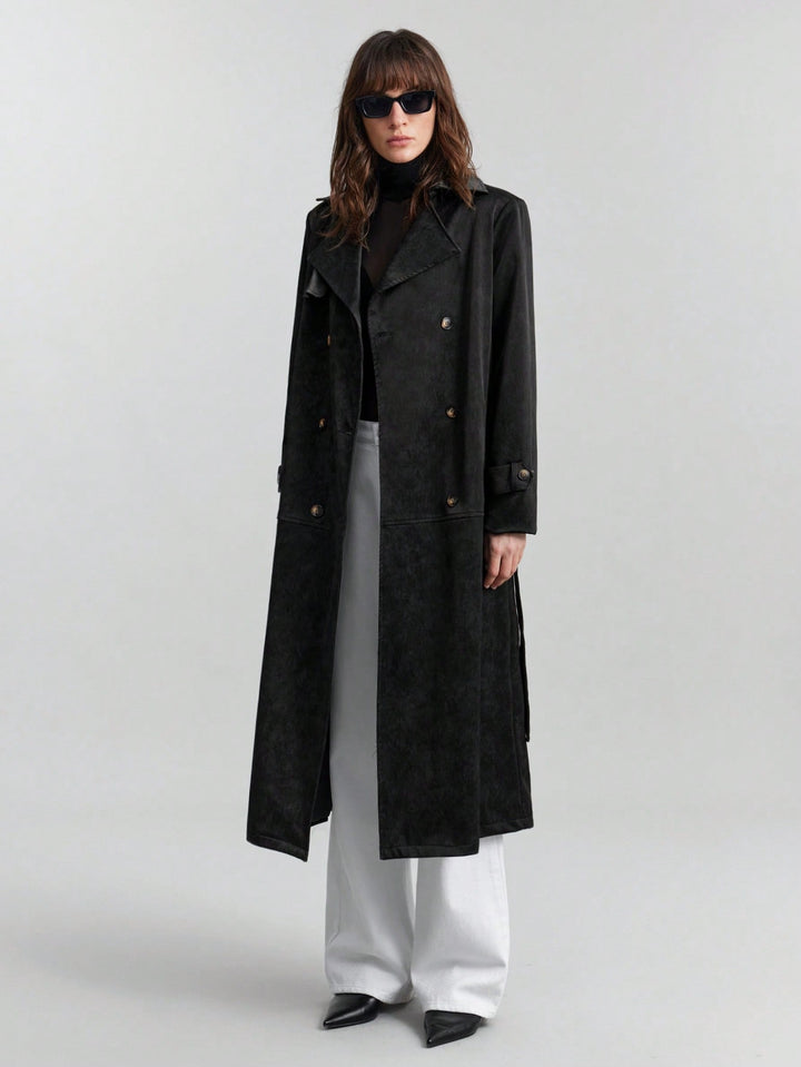 Trench SHEIN, negru