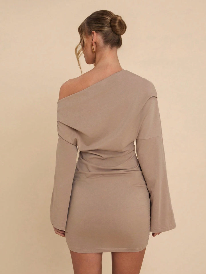 Rochie mini SHEIN, maro
