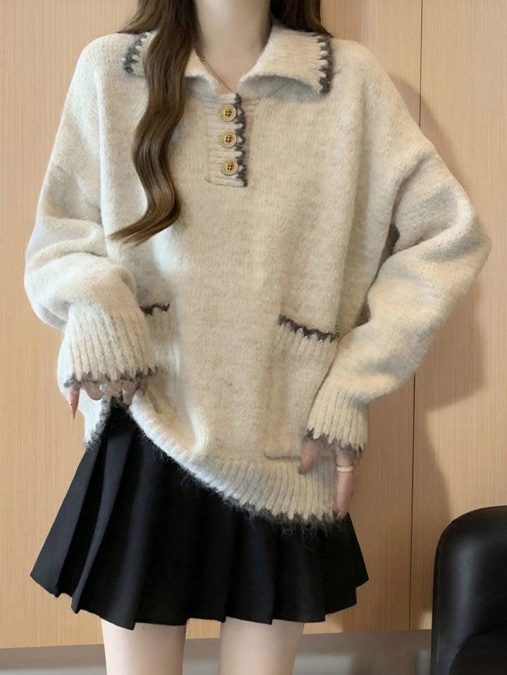 Pulover SHEIN, bej