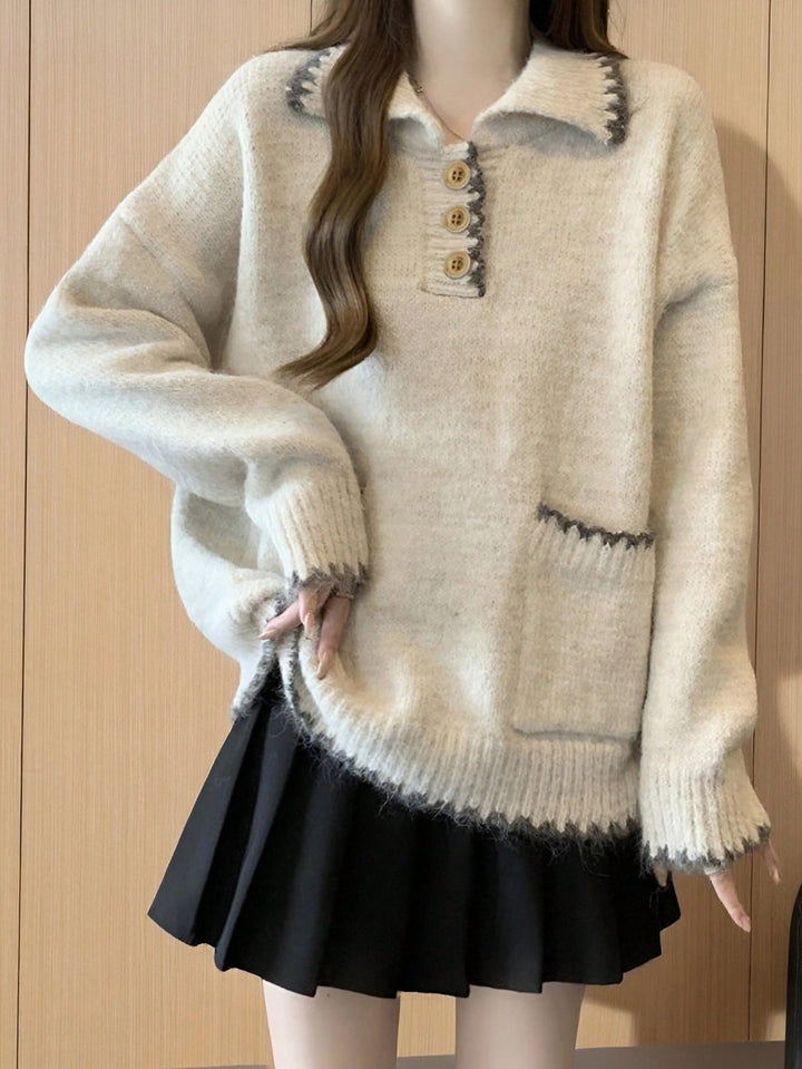 Pulover SHEIN, bej