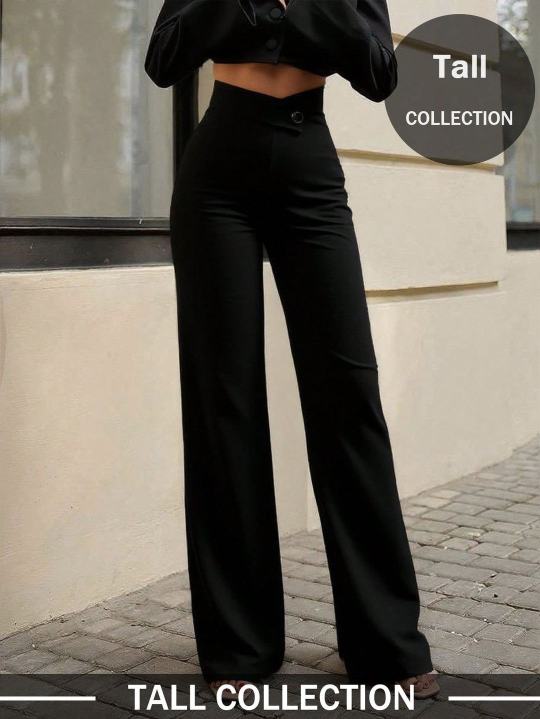 Pantaloni SHEIN, negru