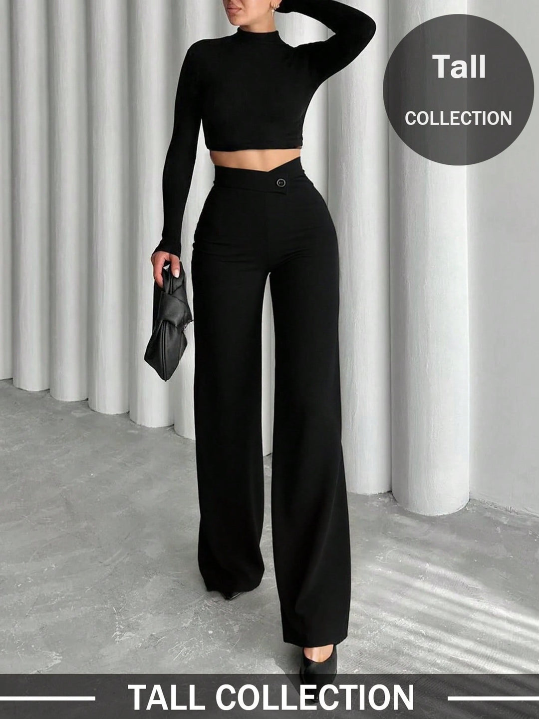 Pantaloni SHEIN, negru