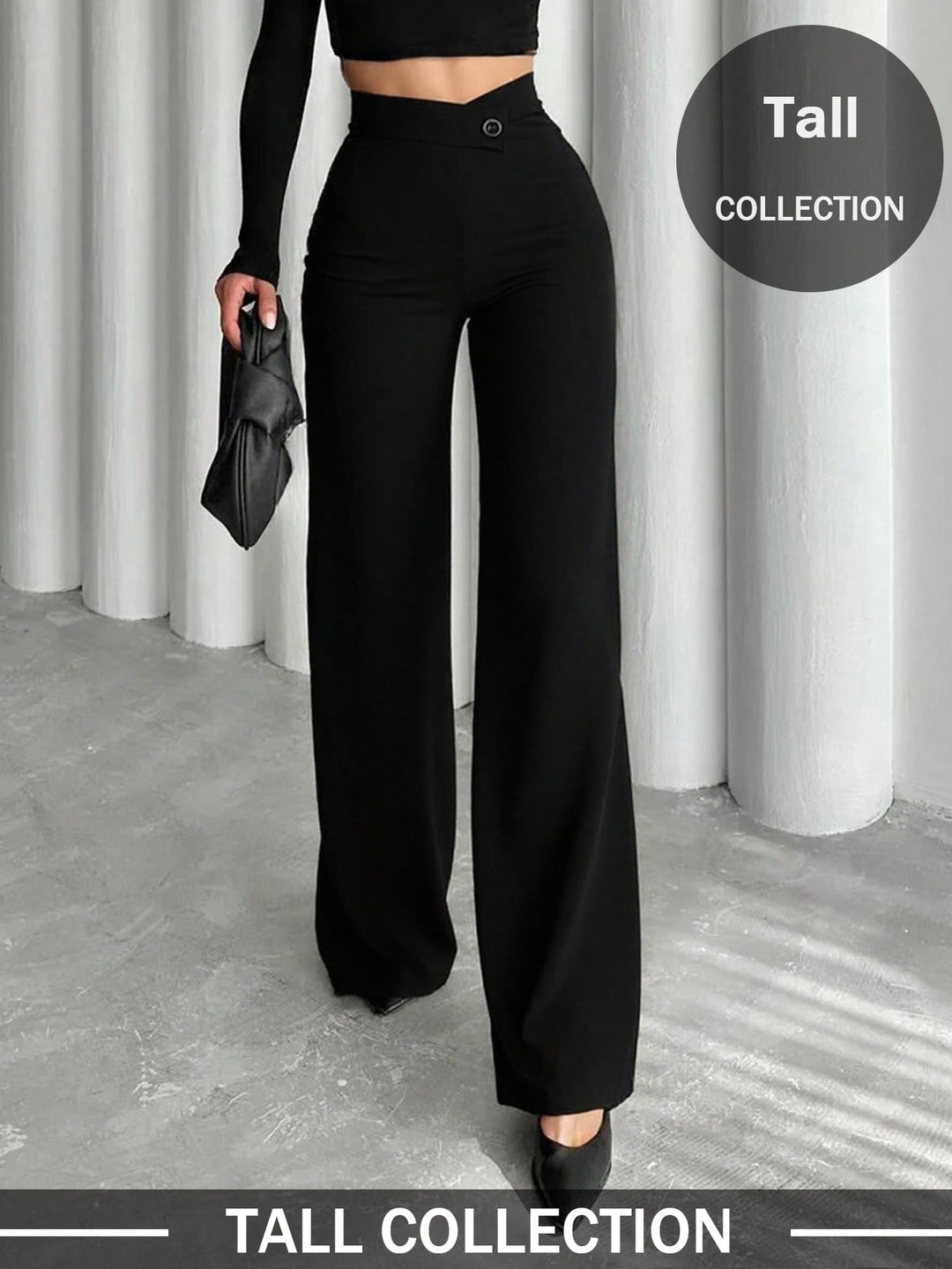 Pantaloni SHEIN, negru