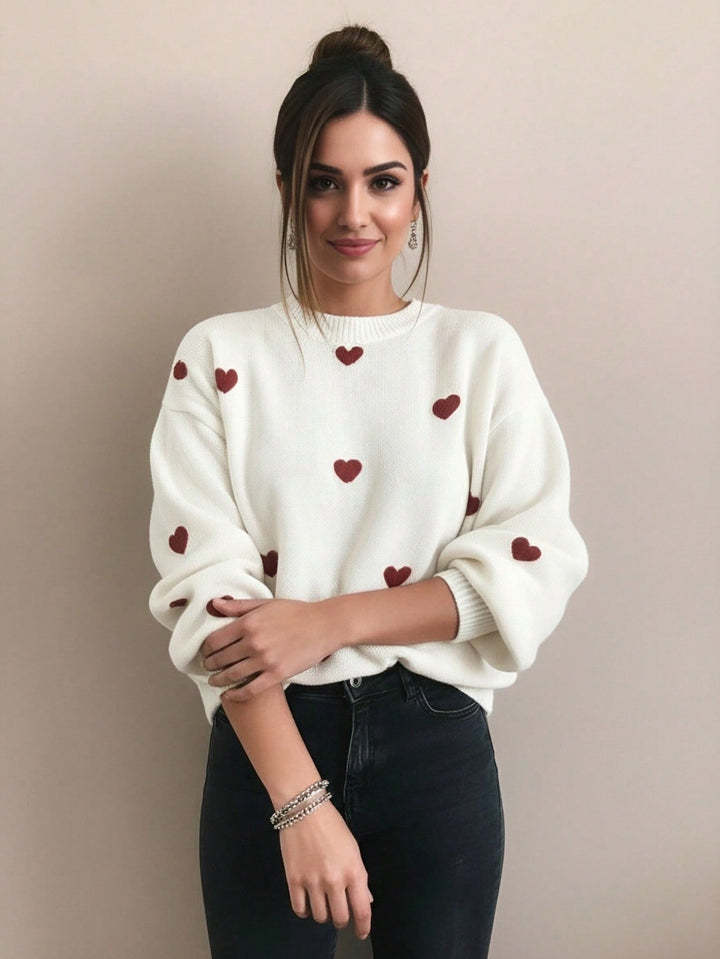 Pulover SHEIN, alb