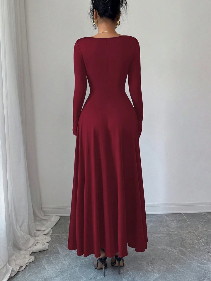 Rochie maxi SHEIN, vișiniu