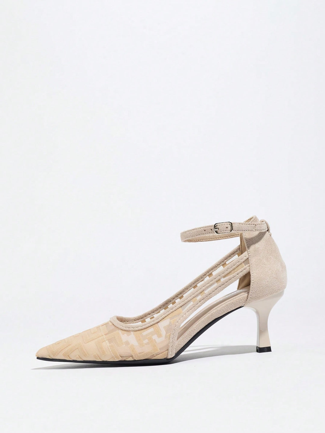 Pantofi cu toc SHEIN, bej