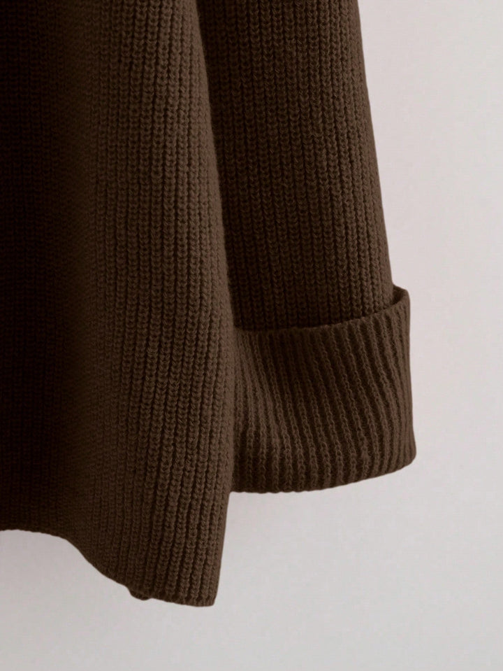 Cardigan SHEIN, maro