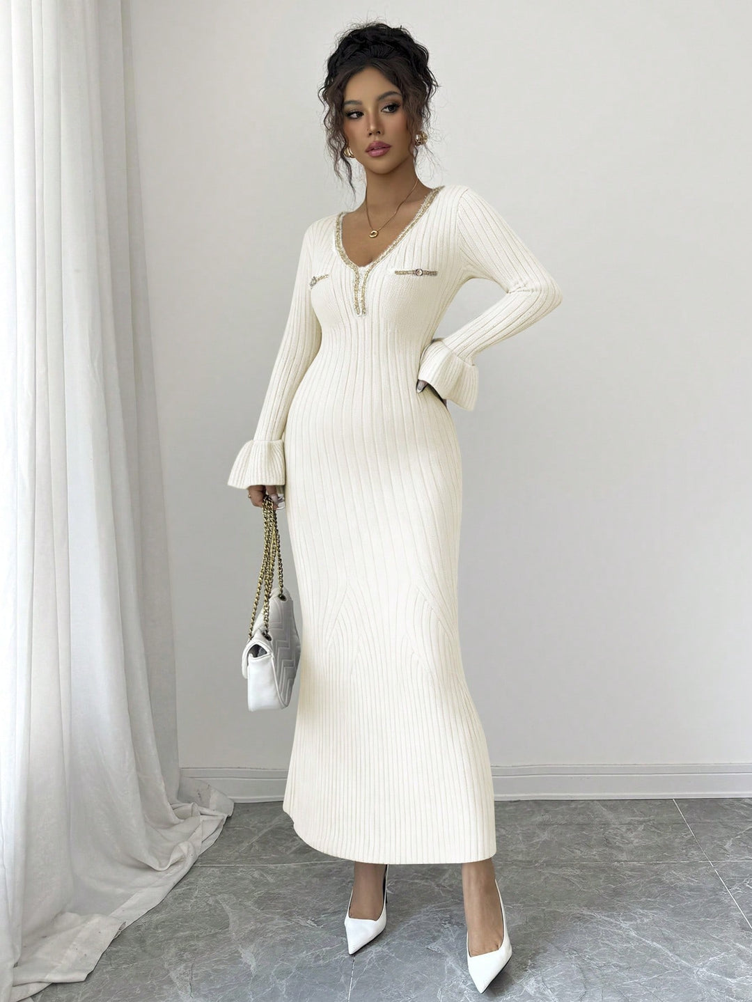 Rochie SHEIN, portocaliu