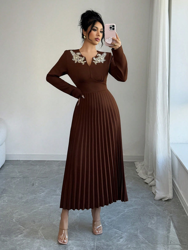Rochie scurtă SHEIN, maro
