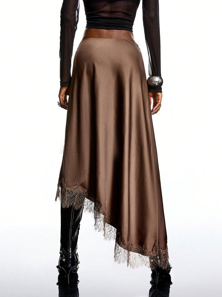SHEIN maxi szoknya, barna