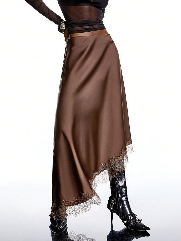 SHEIN maxi szoknya, barna
