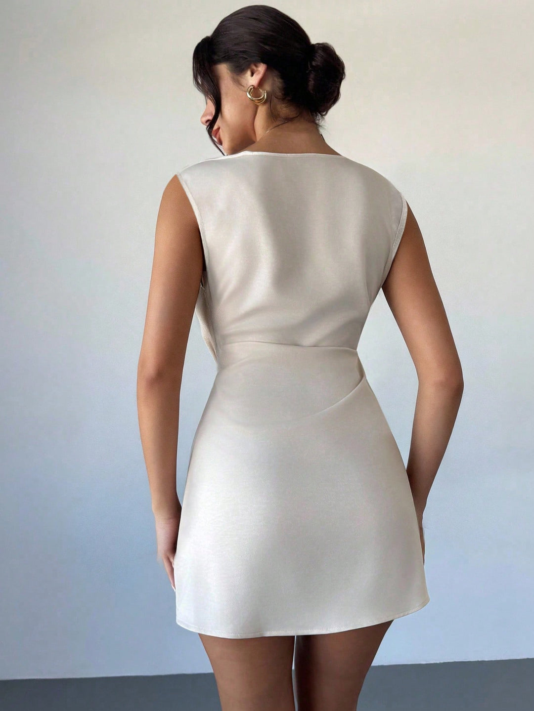 Rochie mini SHEIN, bej