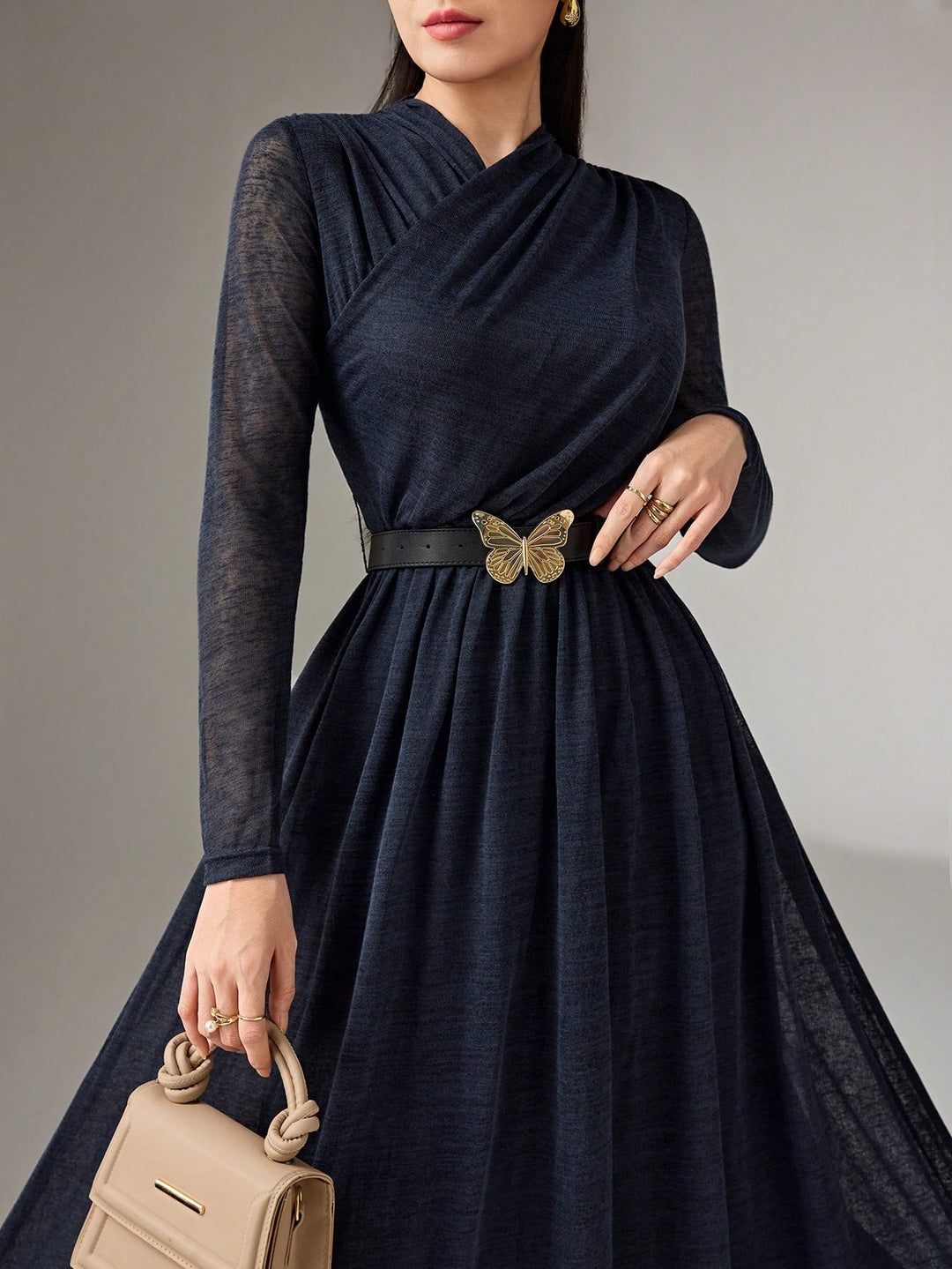 Rochie maxi SHEIN, albastru