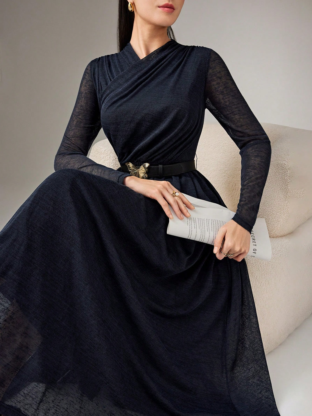 Rochie maxi SHEIN, albastru
