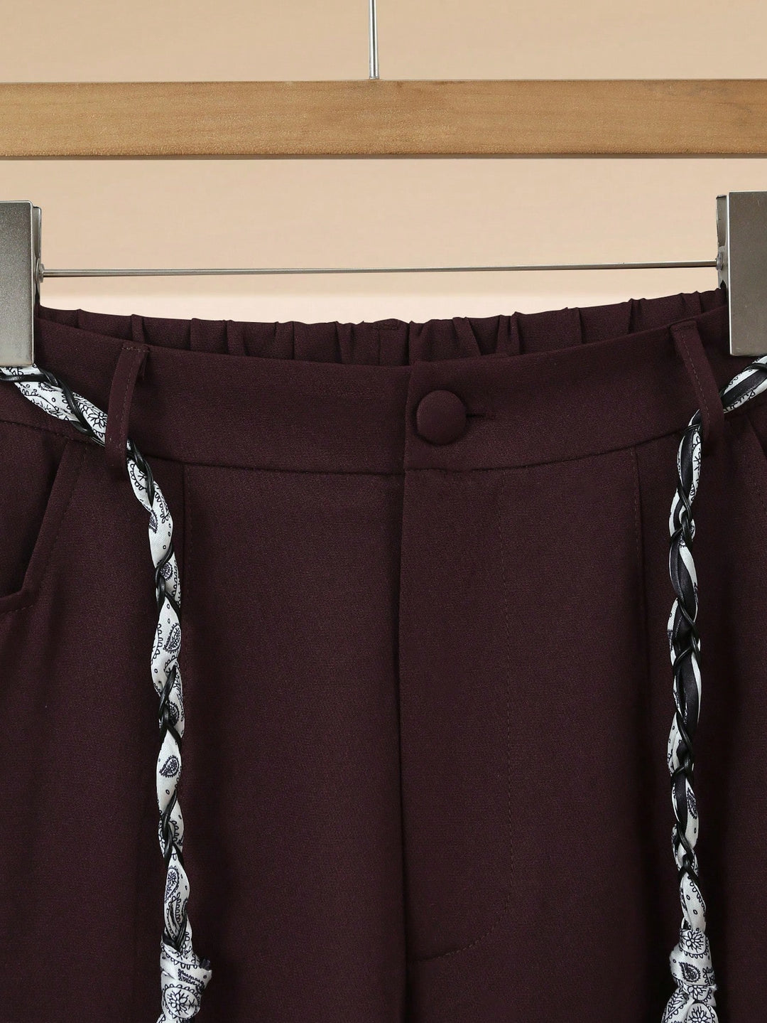 Pantaloni SHEIN, vișiniu