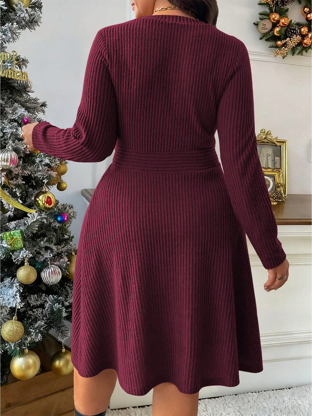 Rochie SHEIN, vișiniu
