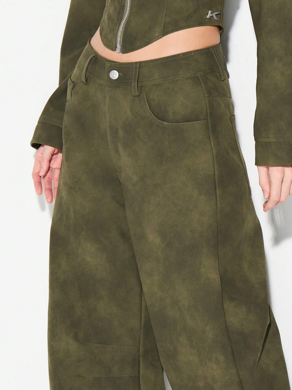 Pantaloni SHEIN, kaki
