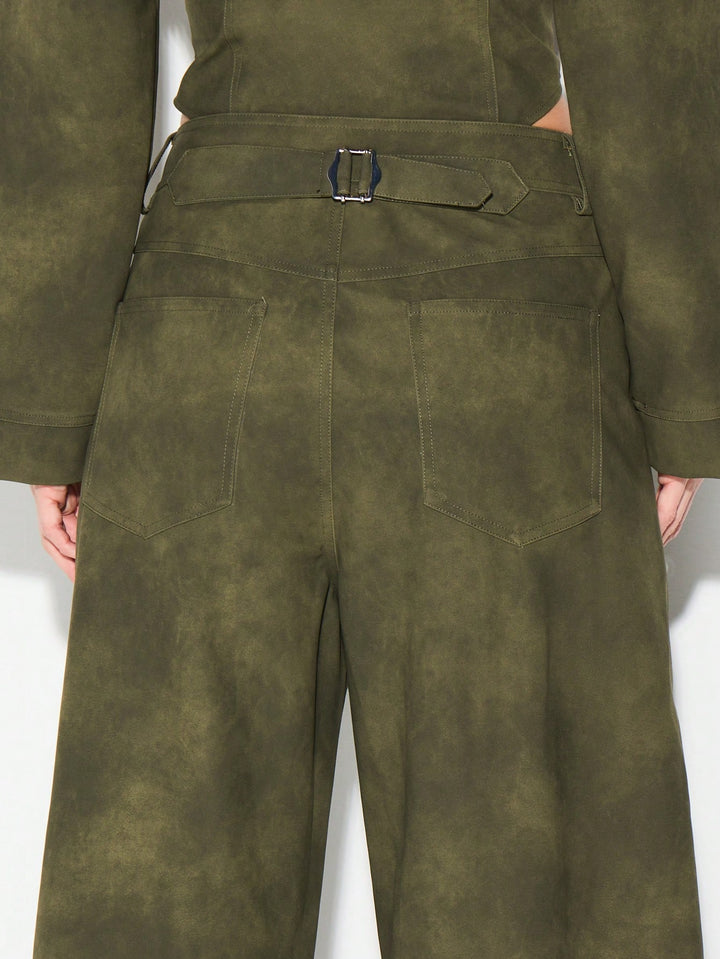 Pantaloni SHEIN, kaki