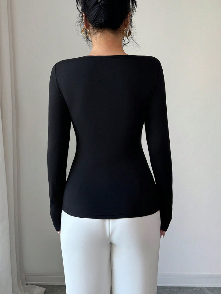 SHEIN blúz, fekete