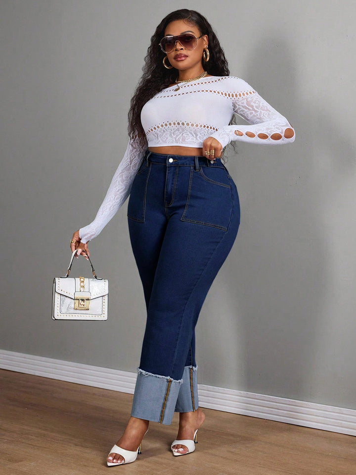 Jeans SHEIN, albastru