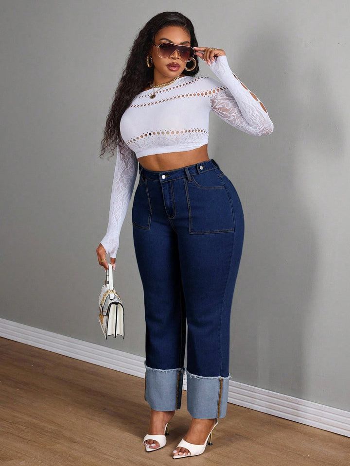 Jeans SHEIN, albastru