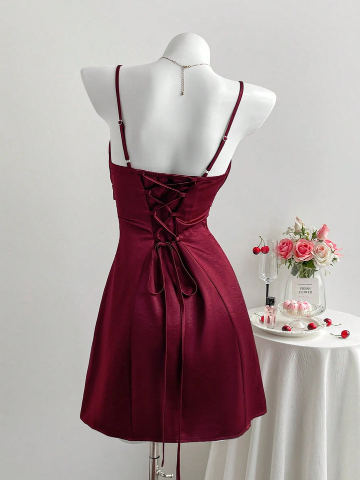 Rochie mini SHEIN, vișiniu