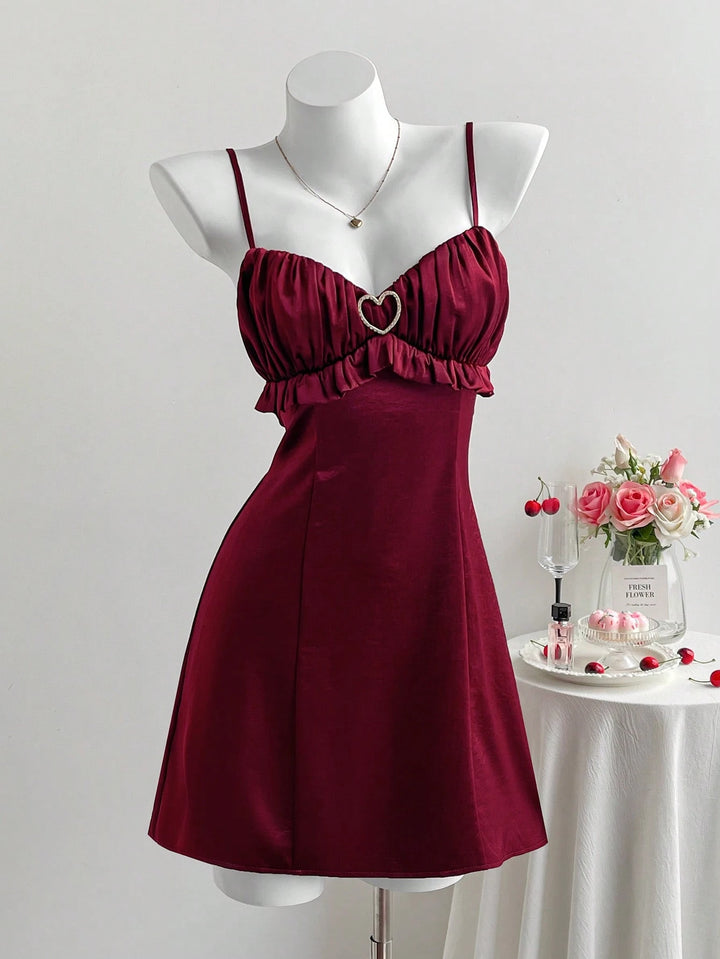 Rochie mini SHEIN, vișiniu