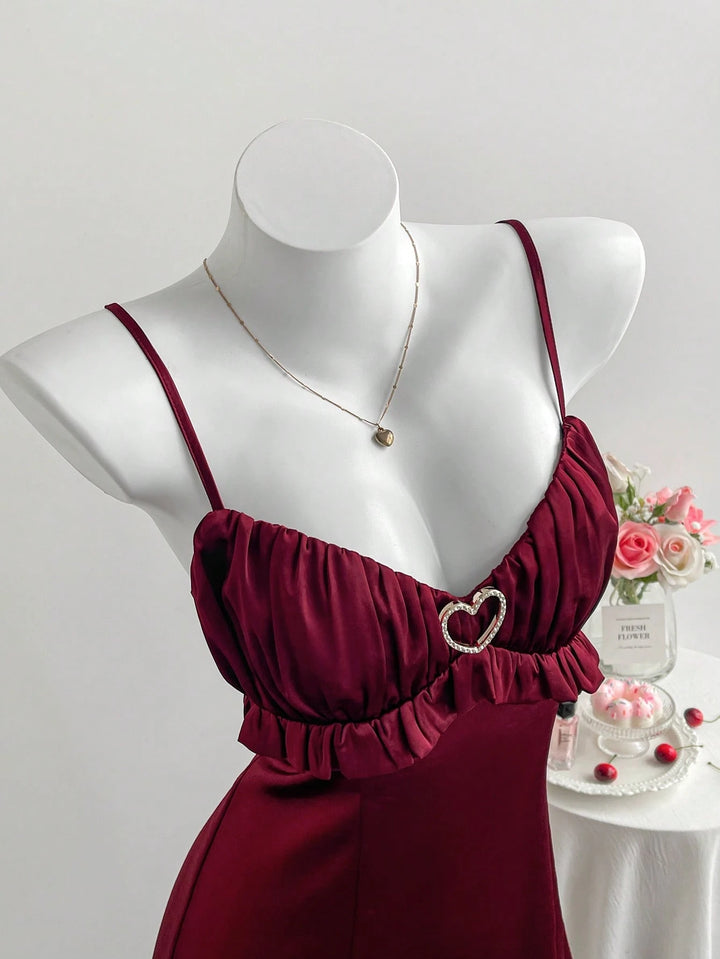 Rochie mini SHEIN, vișiniu