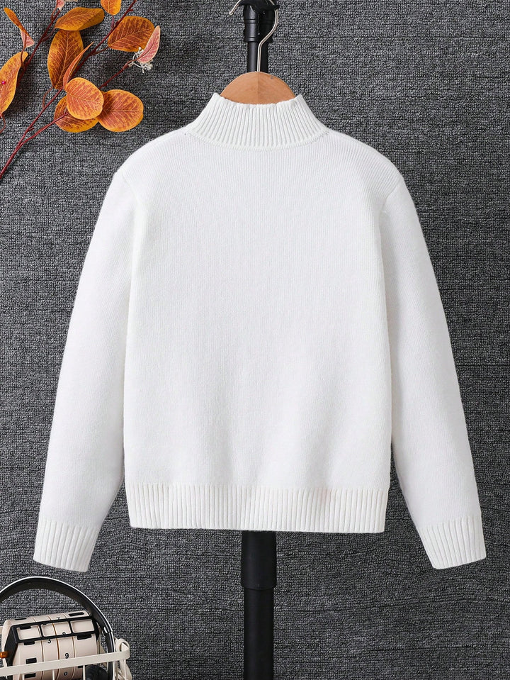 Pulover SHEIN, alb