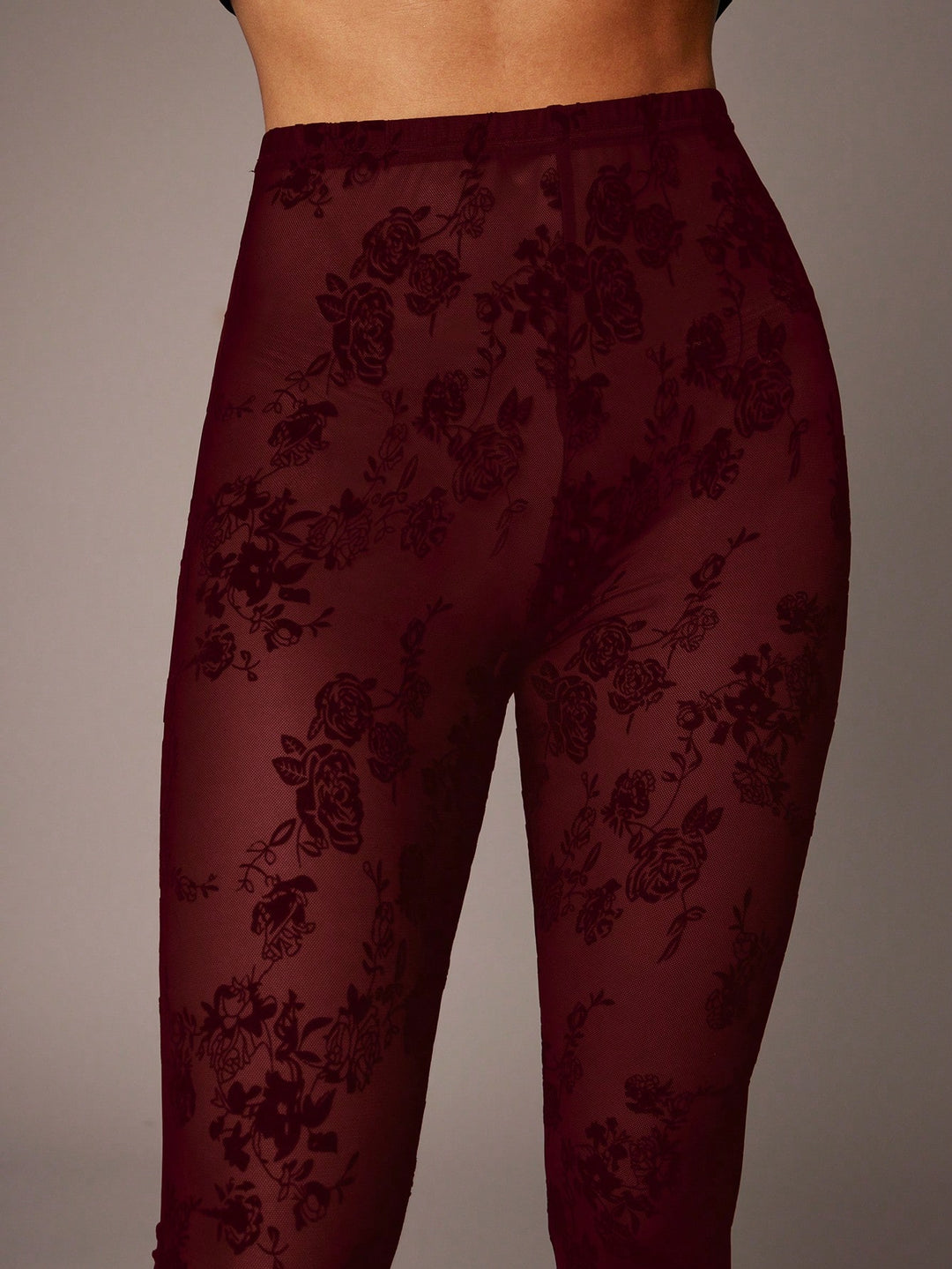 Ciorapi SHEIN, vișiniu