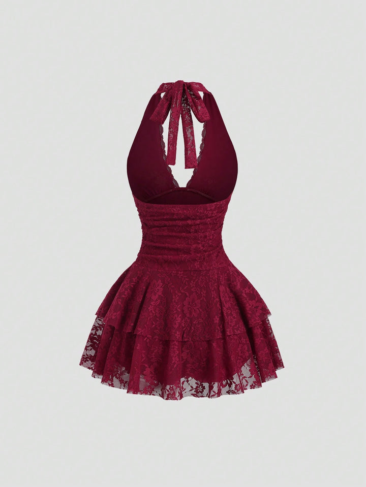 Rochie mini SHEIN, vișiniu