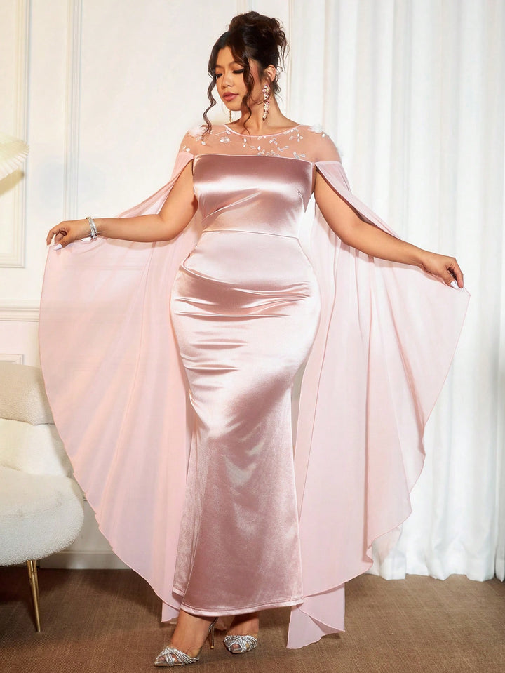 Rochie de ocazie SHEIN, roz