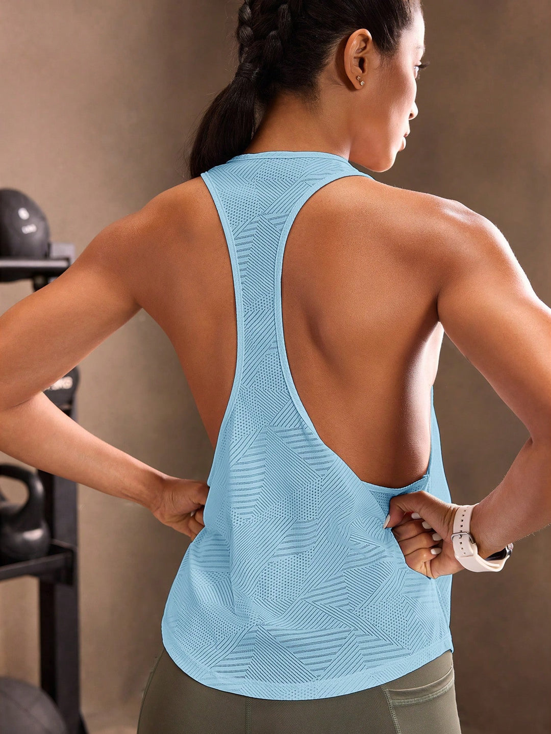 SHEIN sporttop, kék