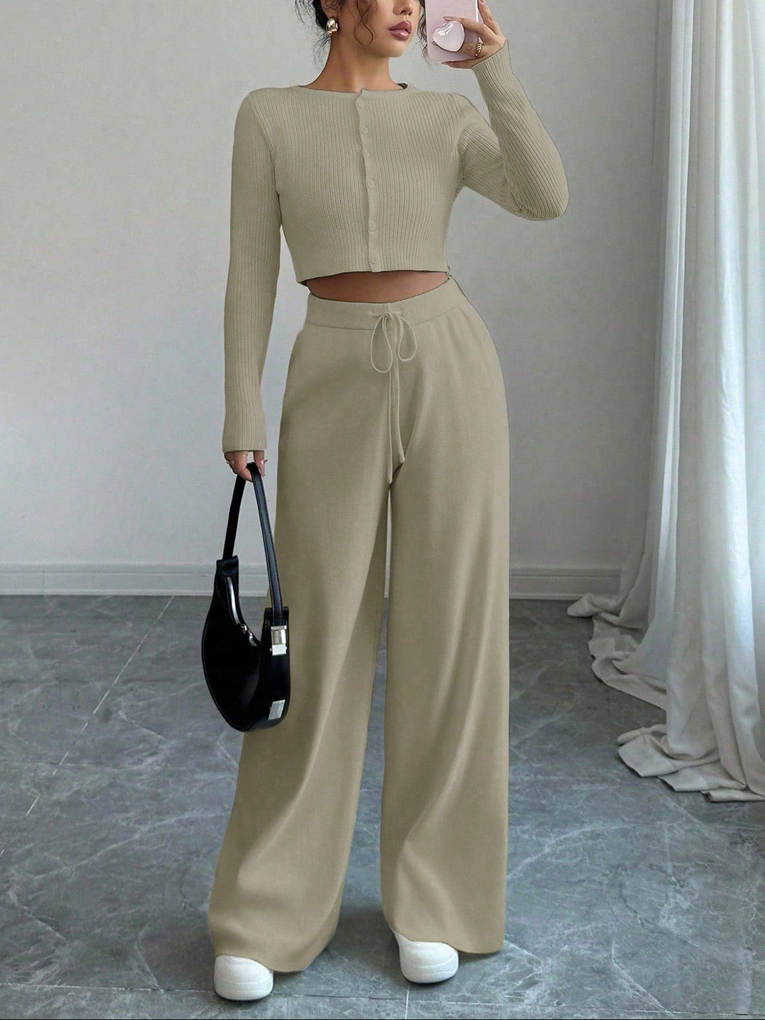 SHEIN jumpsuit, bézs