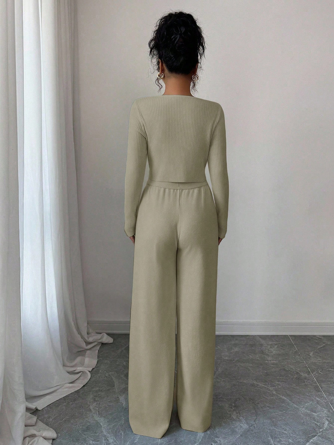SHEIN jumpsuit, bézs