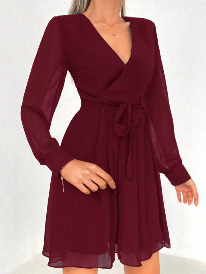Rochie scurtă SHEIN, vișiniu