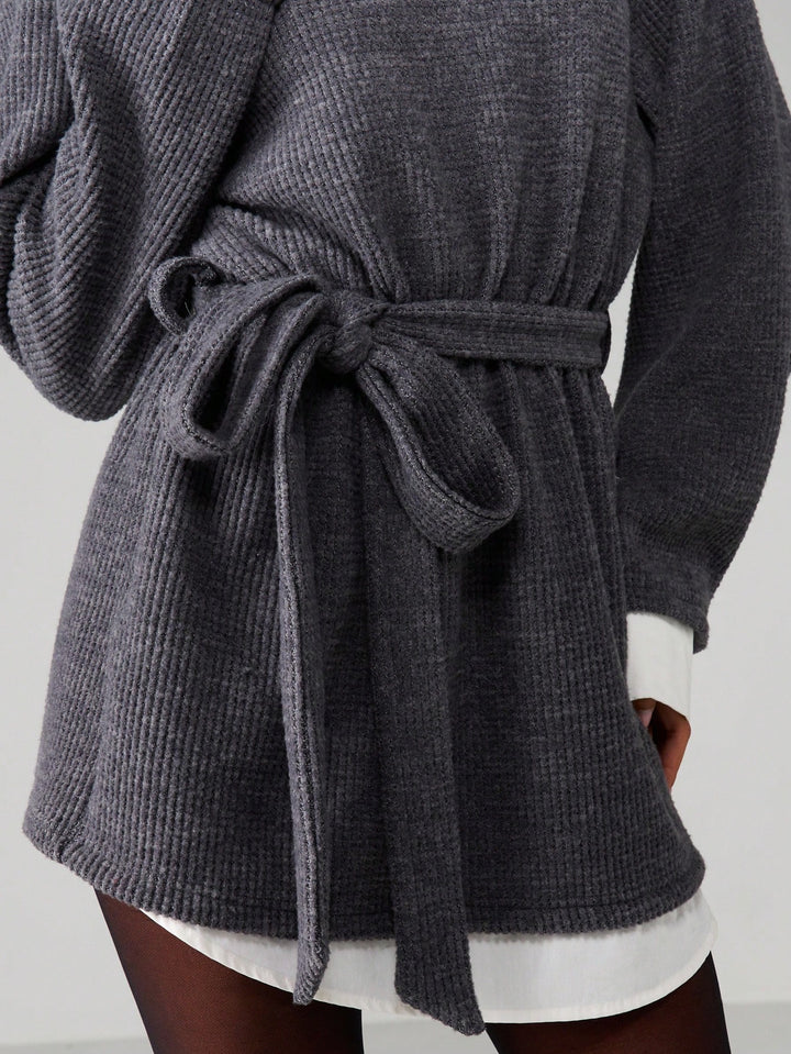 SHEIN szürke mini ruha