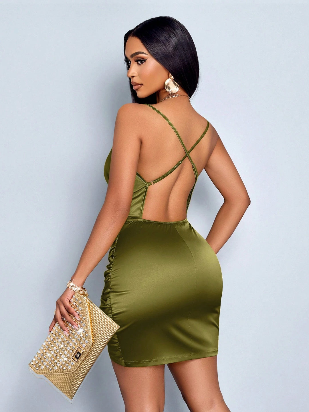 SHEIN mini ruha, zöld