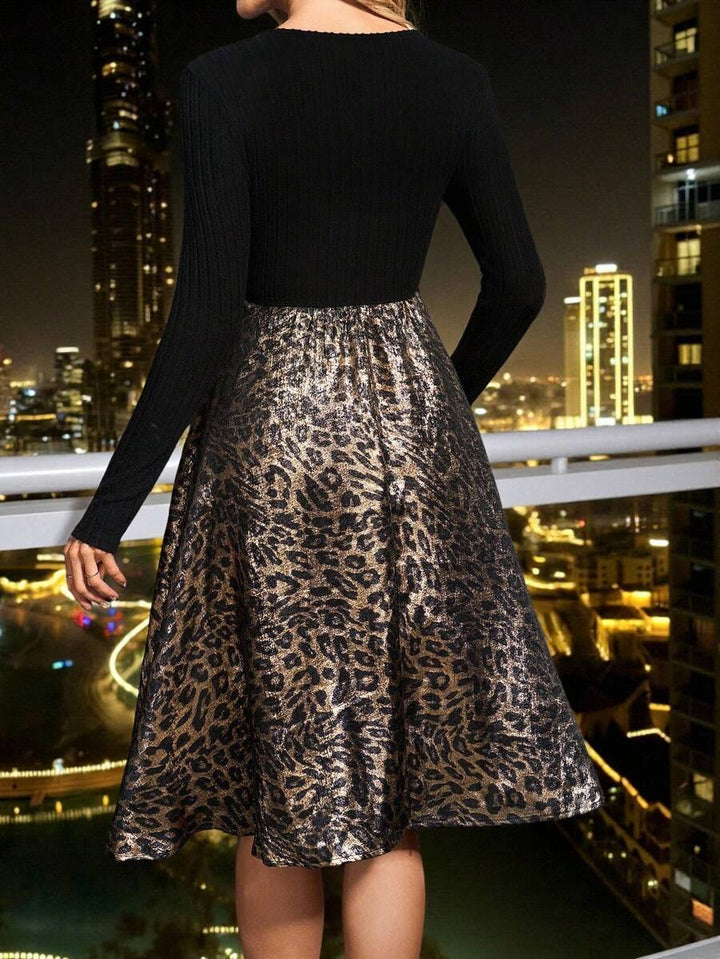 Rochie midi SHEIN, mix culori