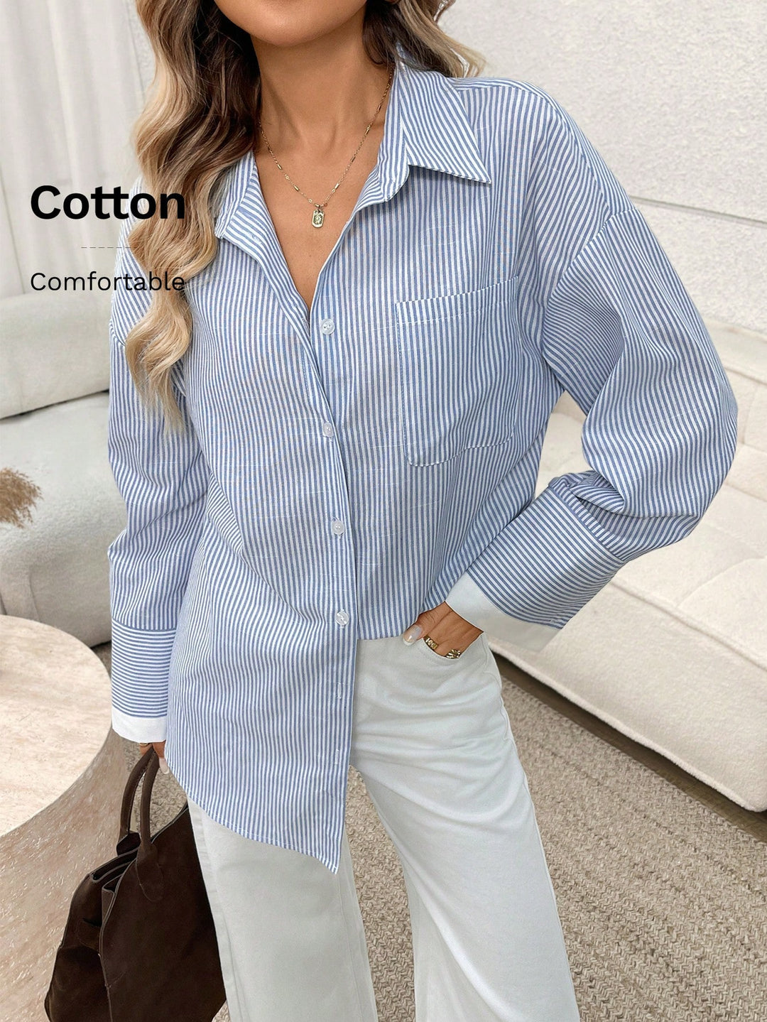 Bluza SHEIN, albastru